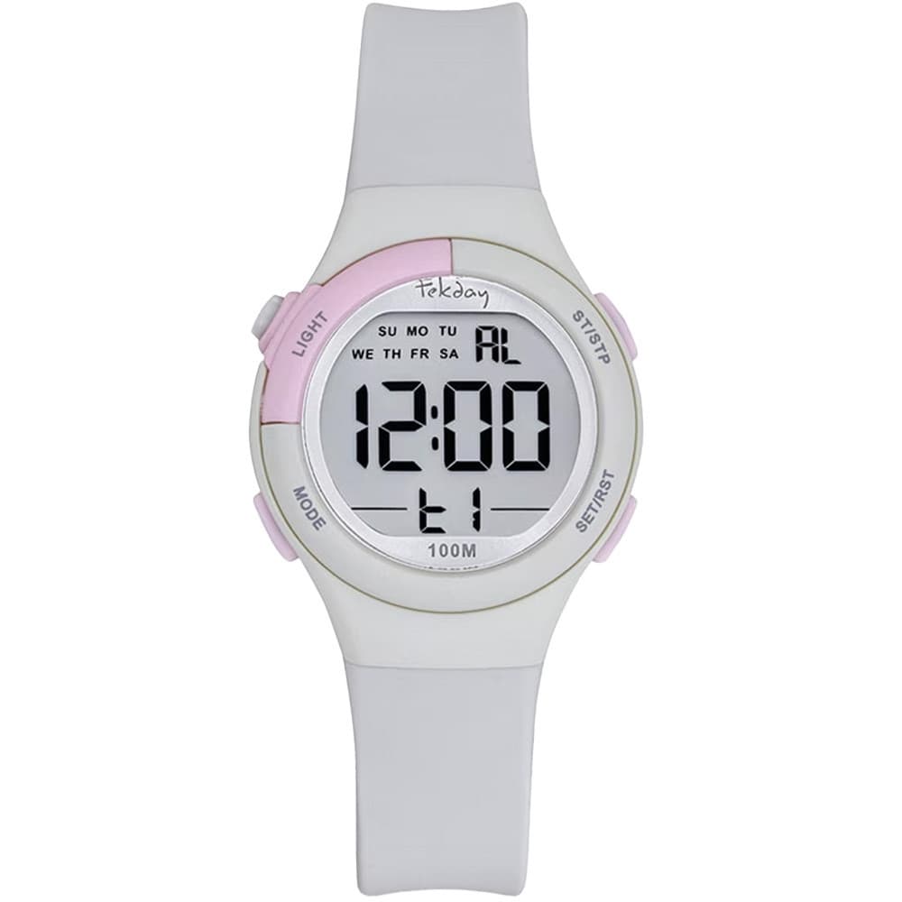 Tekday Montre Tekday en Silicone Blanc