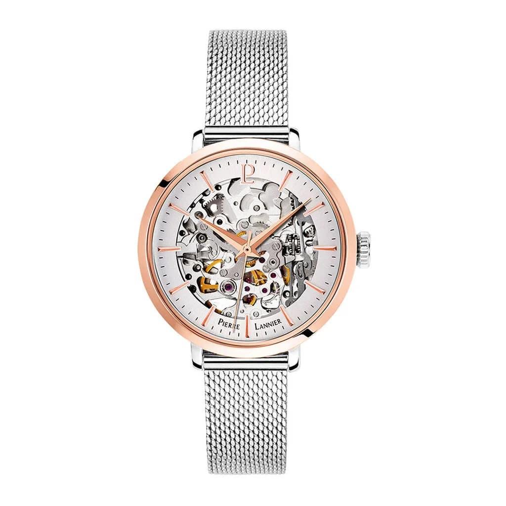 Pierre Lannier Montre Analogique Femme Pierre Lannier Acier Gris 312B628 - Cleor