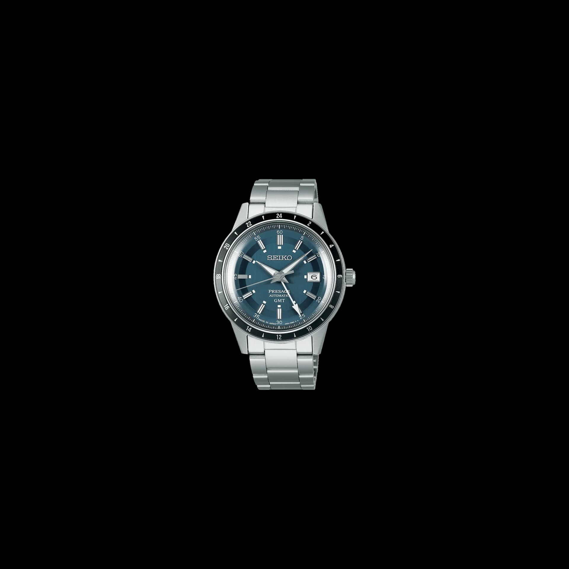 Seiko Presage — boîtier argenté