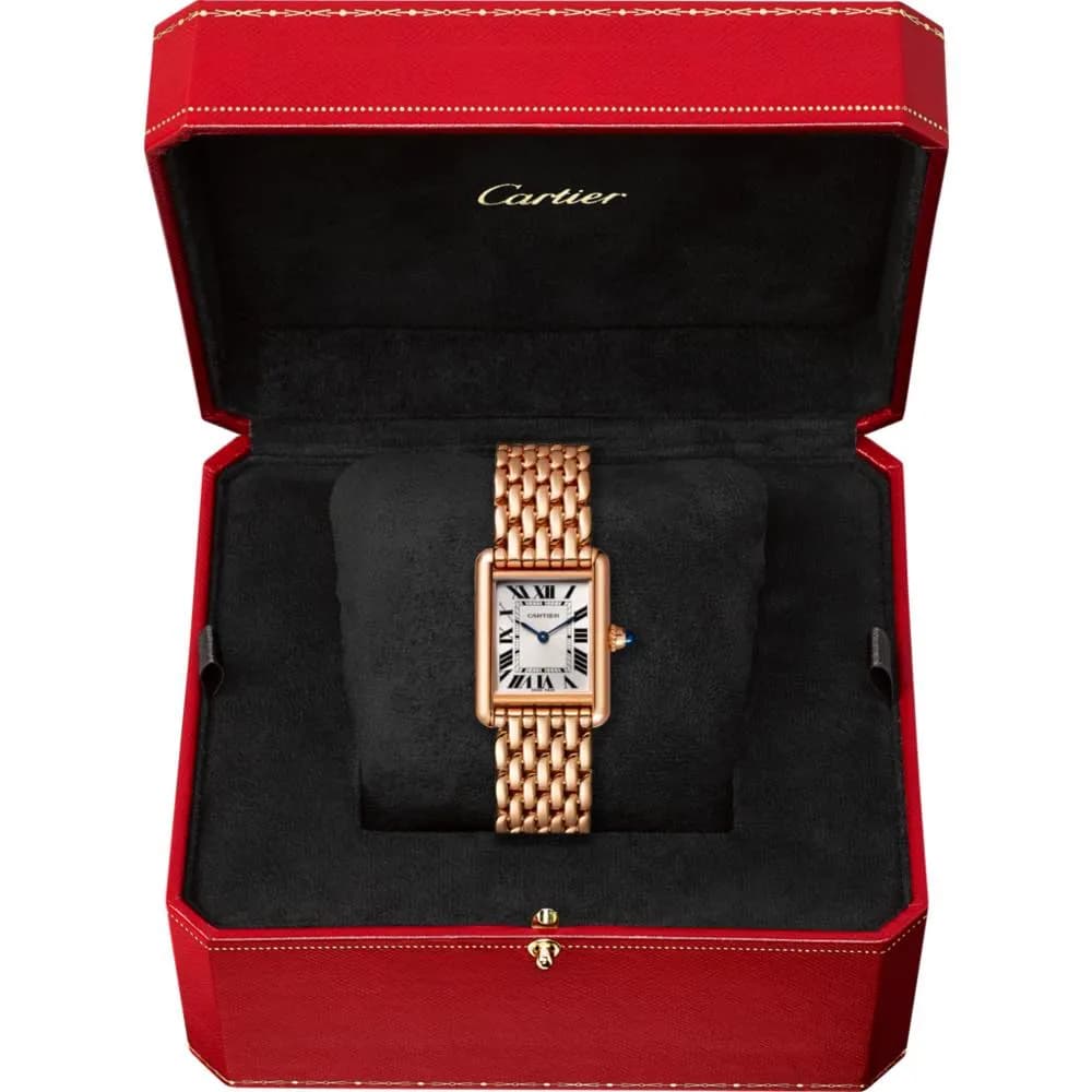 Tank Louis Cartier — bracelet or rose