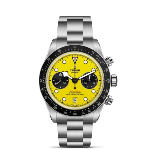 Tudor Black Bay Chrono 39 — cadran jaune