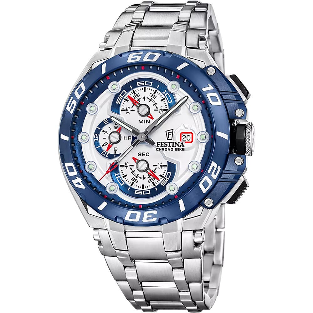 Festina Montre Festina Collection Chrono Bike en Acier Argenté