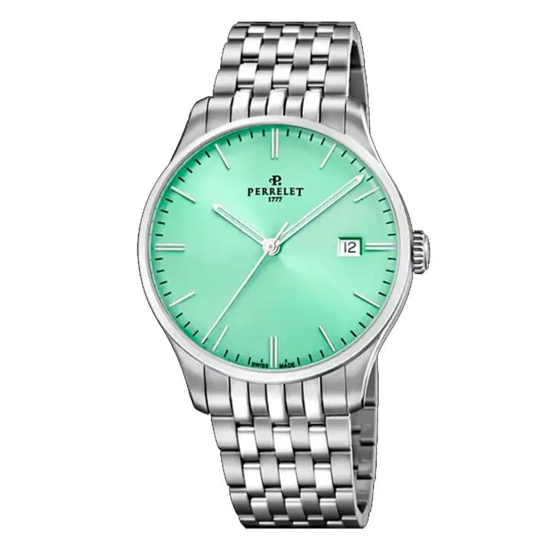 Perrelet Montre Weekend Vert Menthe