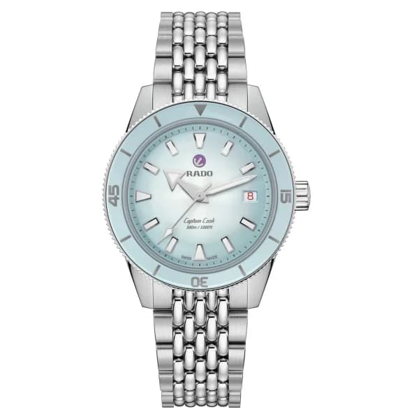 Rado Montre Rado Captain Cook Automatic Cadran Turquoise 39.0 mm