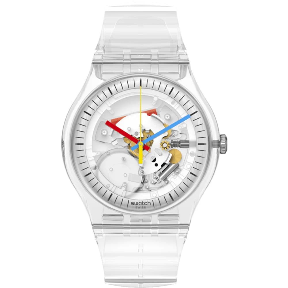 Swatch Clearly New Gent — transparent