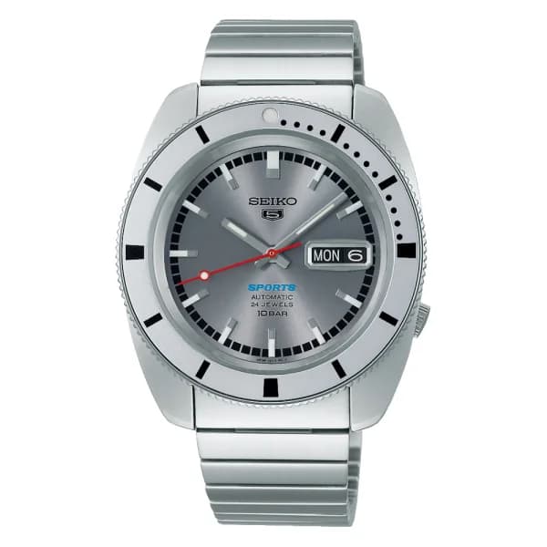 Seiko 5 SRPL03K1 — cadran argenté