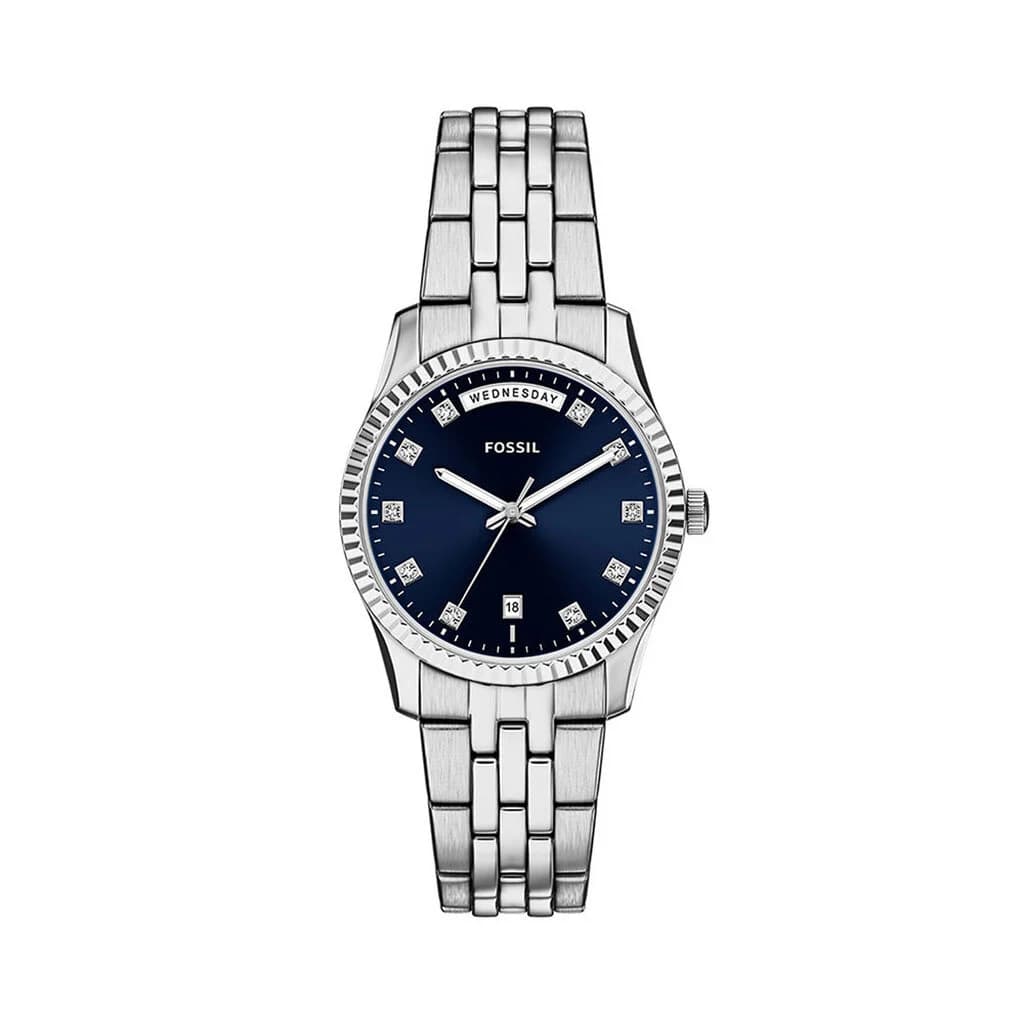 Fossil Scarlette — cadran bleu