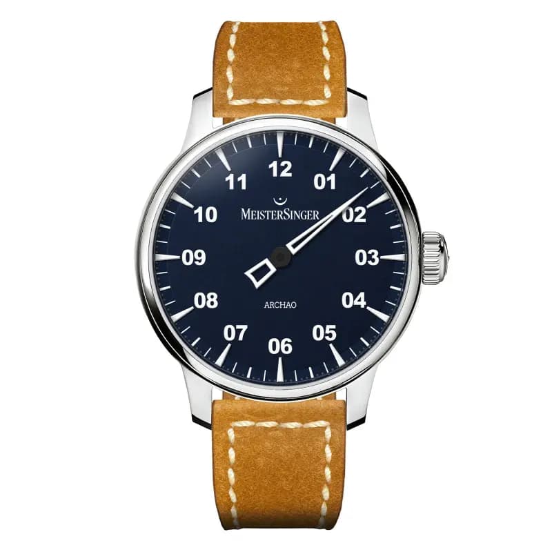 MeisterSinger Montre Archao Bleu AR908