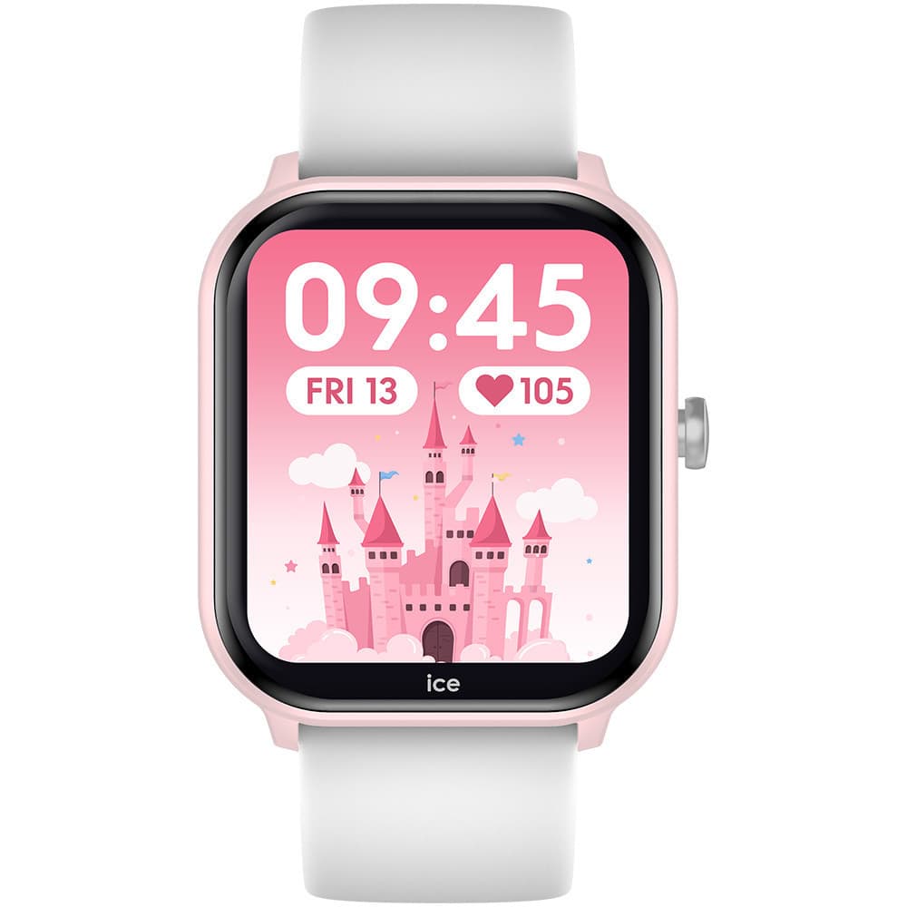 Ice Watch Montre Connectée Ice Watch Collection Ice Smart en Silicone Blanc
