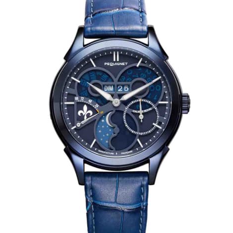 Pequignet Montre Pequignet Royale saphir - Cadran Bleu Lapis-lazuli Automatique Cadran Bleu - 9010880