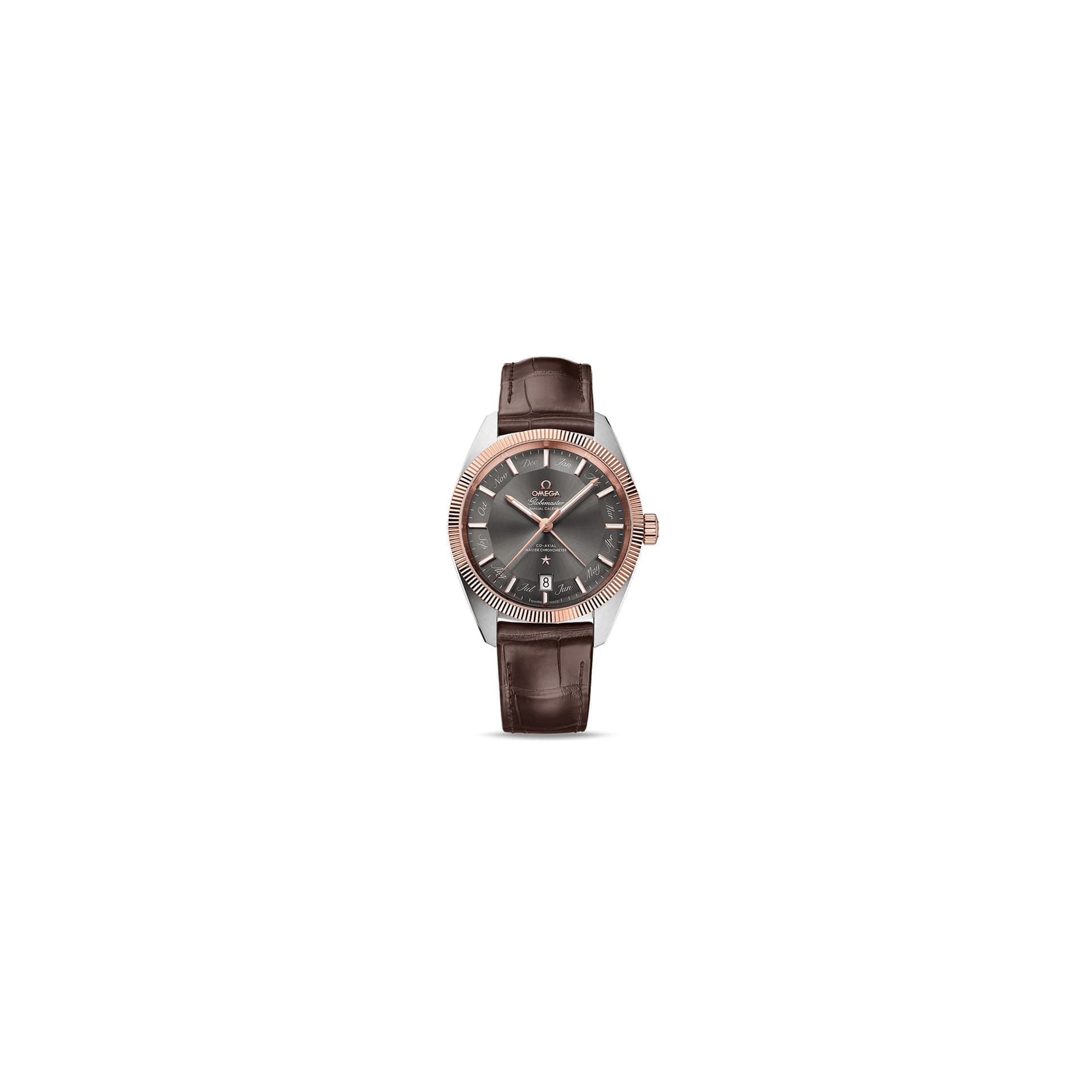 Omega Constellation Globemaster — cadran gris