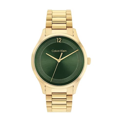 Calvin Klein Montre Homme CALVIN KLEIN ICONIC en Acier Jaune