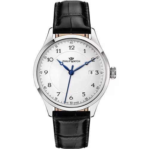 Philip Watch Montre Homme Philip Watch Cuir véritable Noir R8251225001
