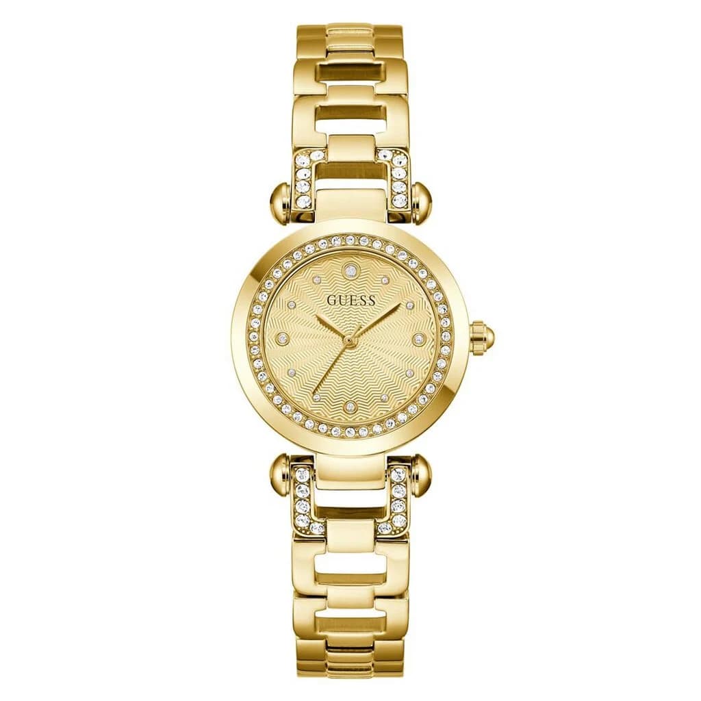 Guess Montre Guess Collection Ginger en Acier et PVD Doré
