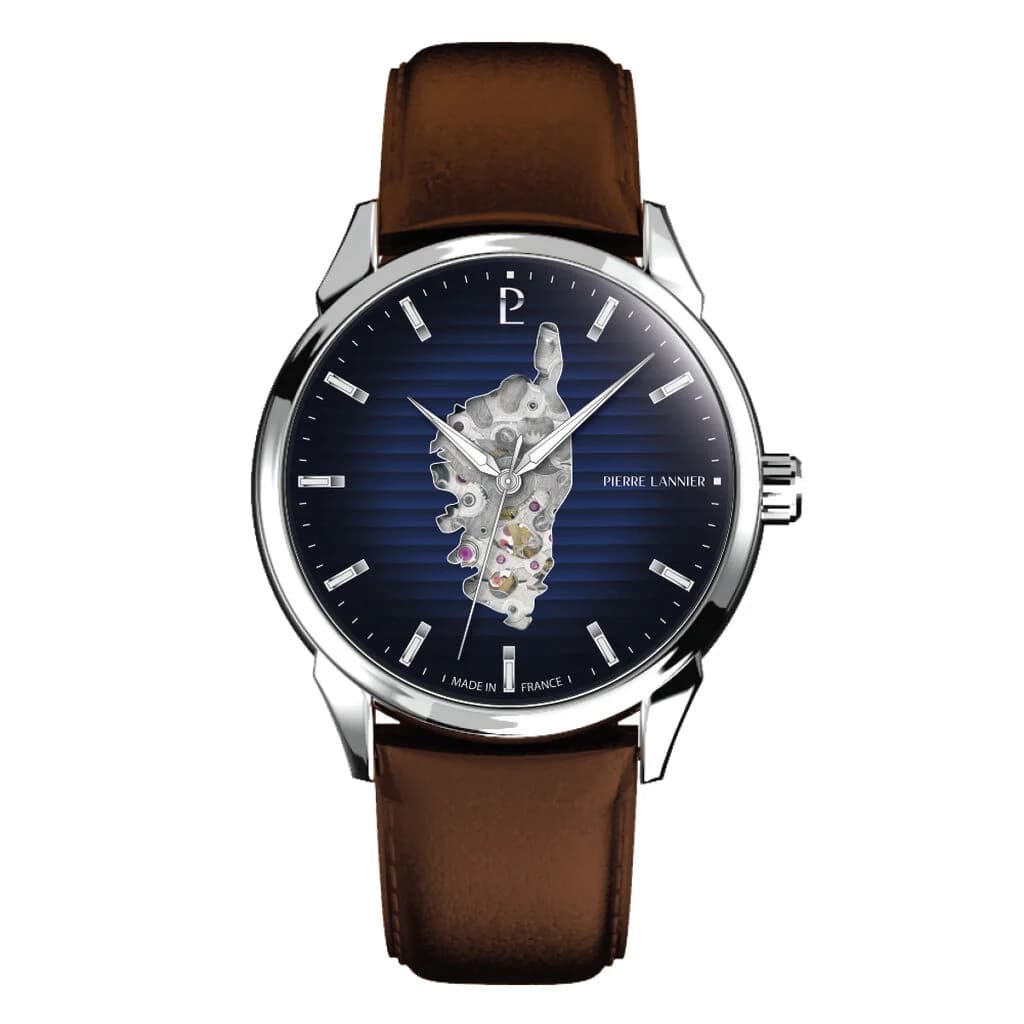 Pierre Lannier Montre Pierre Lannier Monarck Bleu