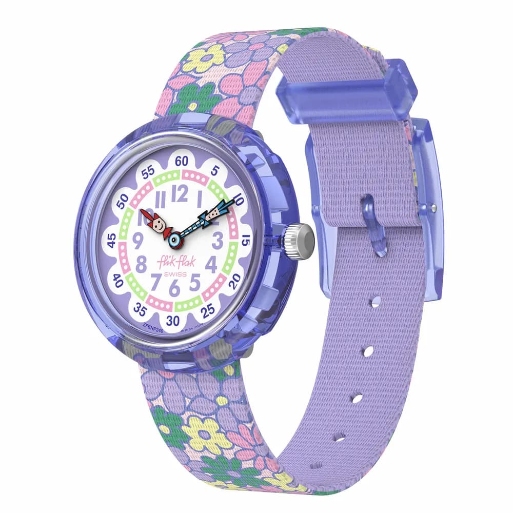 Flik Flak Montre quartz Fille Let's get artsy Blanc