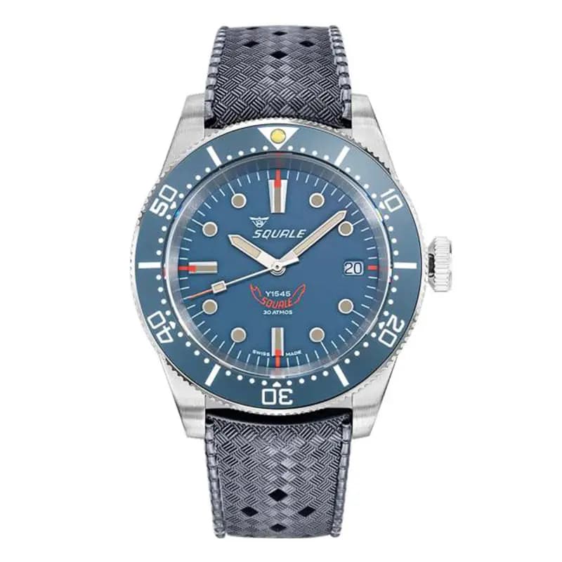 Squale Montre 1545 Grey Rubber 1545GG.HTG