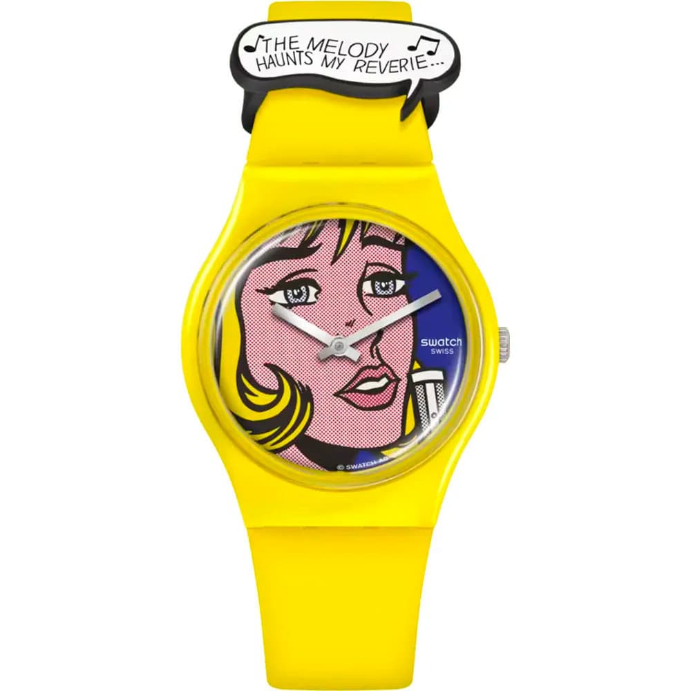 Swatch Art Journey 2023 — cadran jaune