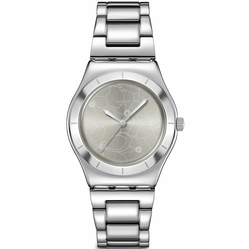 Swatch Montre Swatch Collection Petal Bliss en Acier Argenté