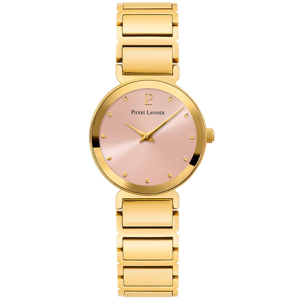 Pierre Lannier Montre Pierre Lannier Collection Ligne Pure en Acier et PVD Doré