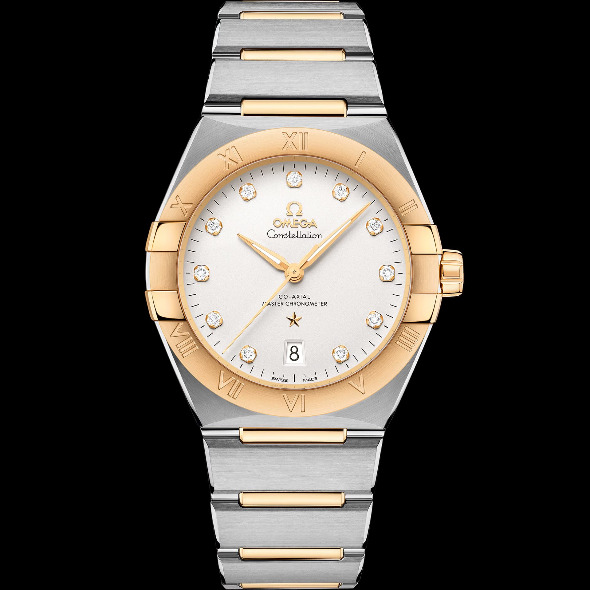 Omega Constellation 39 mm, acier - or jaune sur acier - or jaune