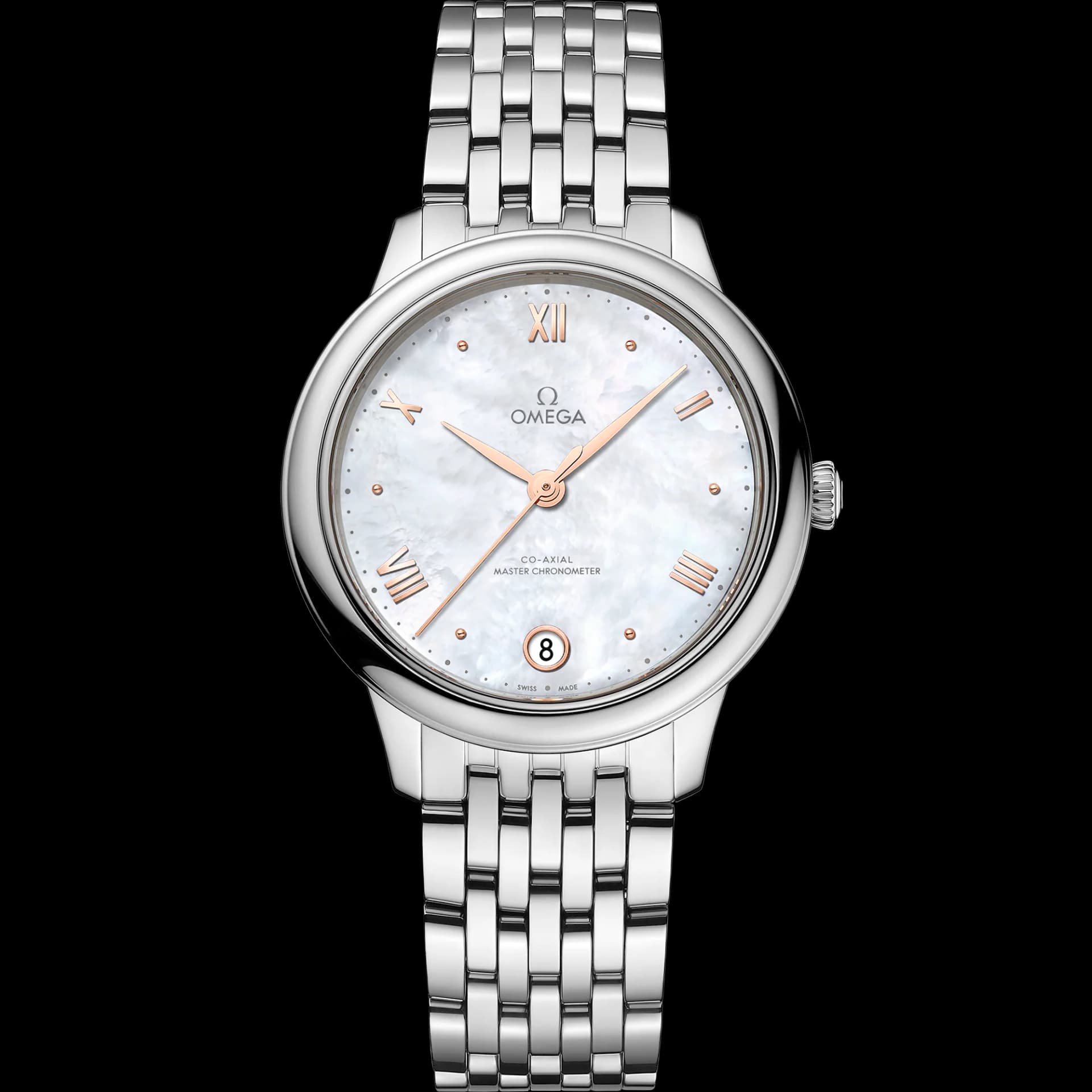 Omega De Ville 34 mm, acier sur acier