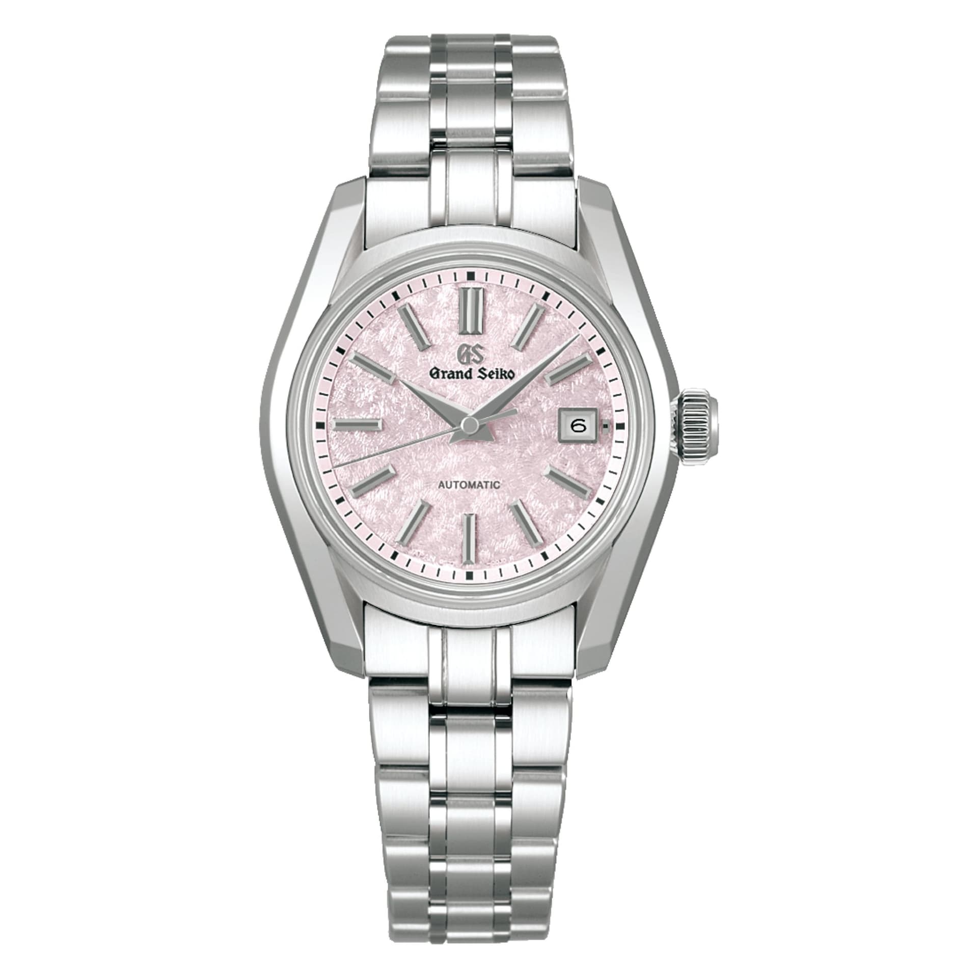 Grand Seiko Montre Grand Seiko Heritage 62GS "Sakura-Kakushi" cadran rose bracelet acier 30 mm