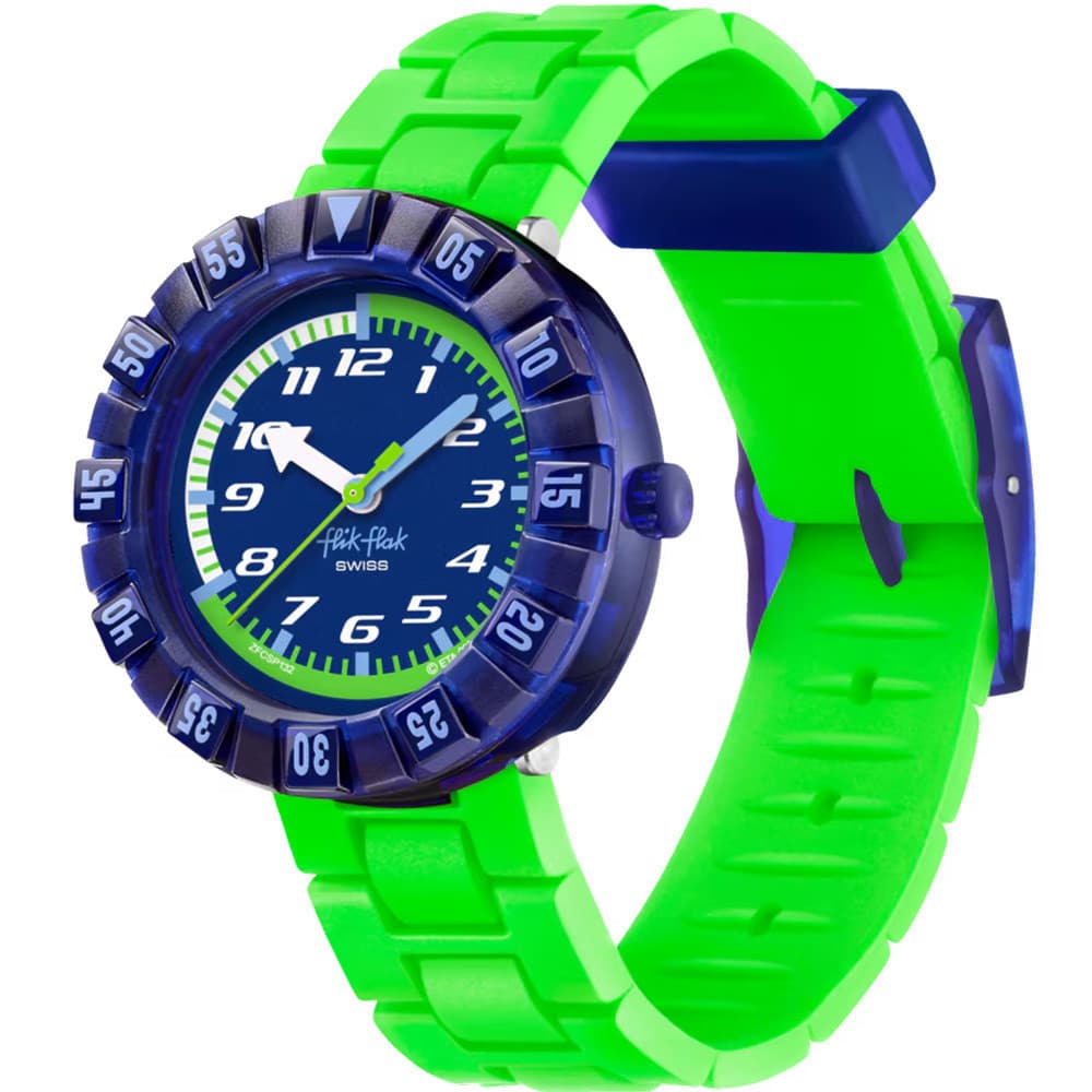 Flik Flak Montre Flik Flak en Silicone Vert