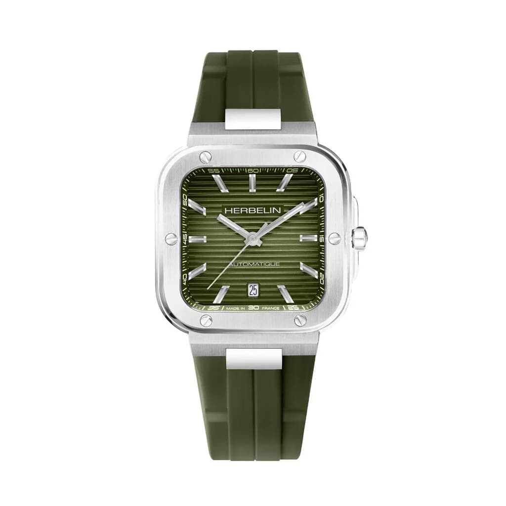 Michel Herbelin Montre Herbelin Cap Camarat Square Automatic Homme Automatique Plongée - 1646A116CK