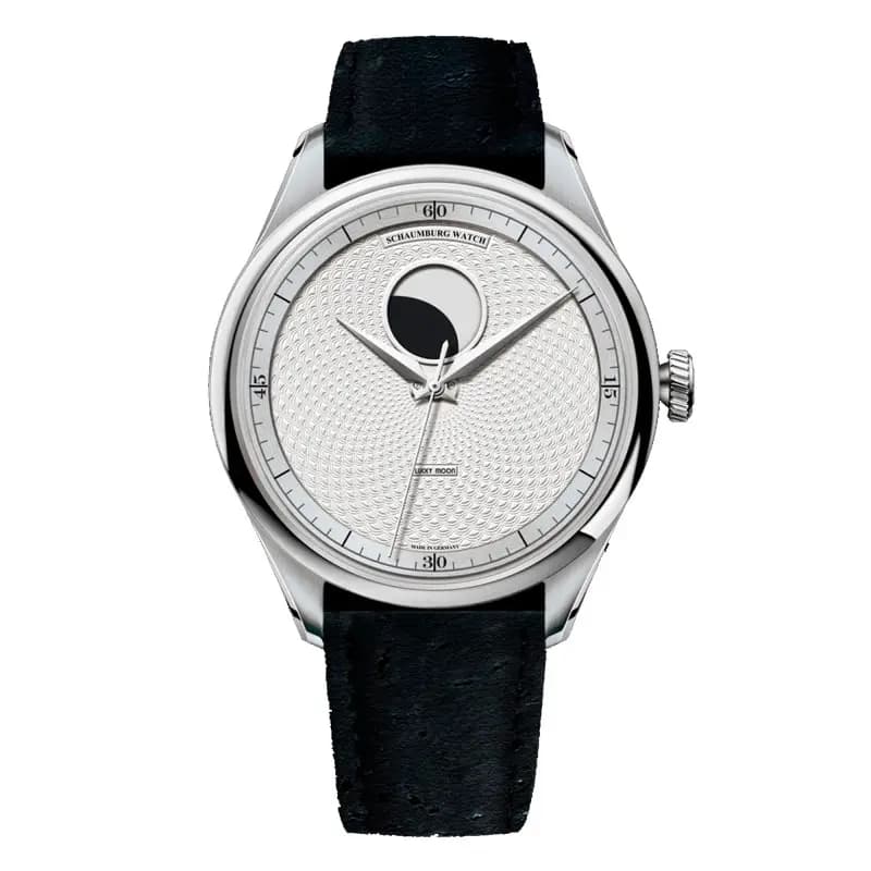 Schaumburg Watch Montre the black Lucky Moon