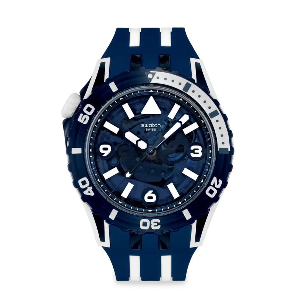 Swatch Scubaqua — cadran bleu