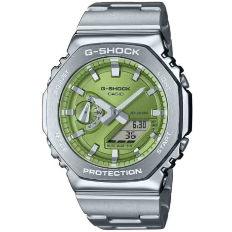 Casio Montre GShock G-Steel - GM-2100 Series - Vert 49.3 x 44.4 mm- GM-2110D-3A