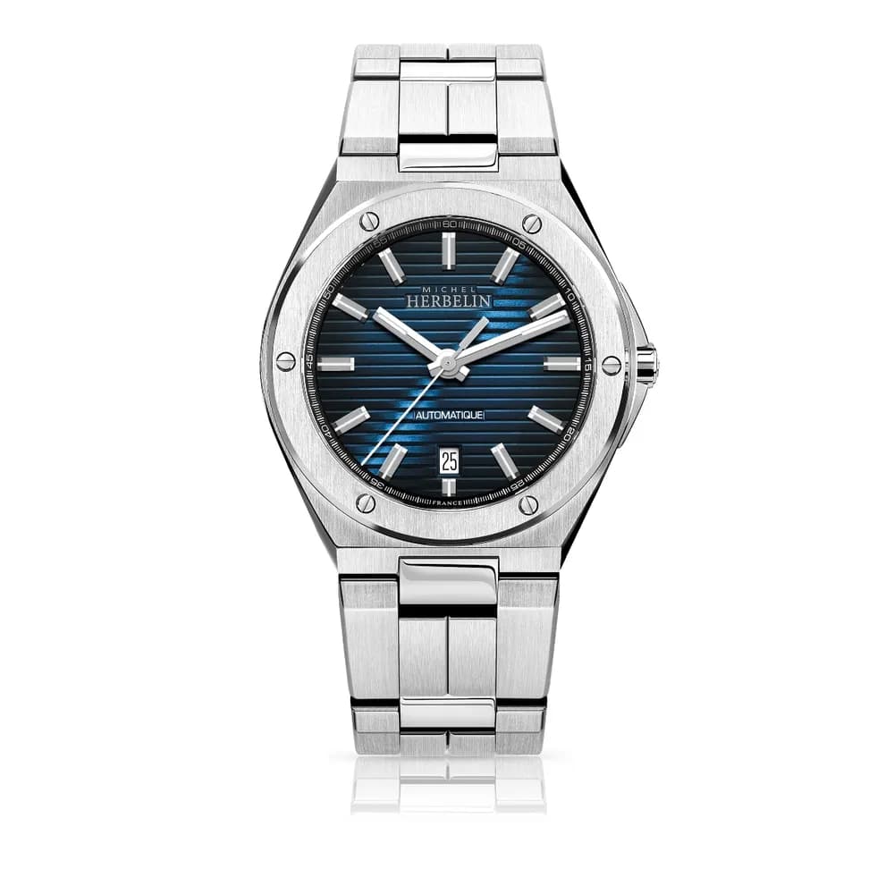 Michel Herbelin Montre automatique Homme Cap camarat Bleu foncé