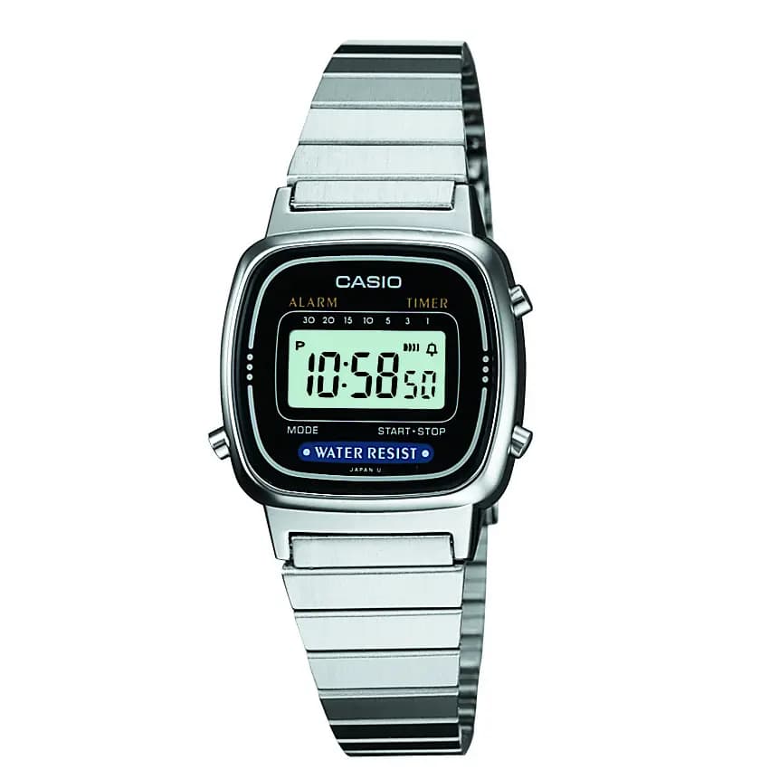 Casio Vintage mini — boîtier argenté