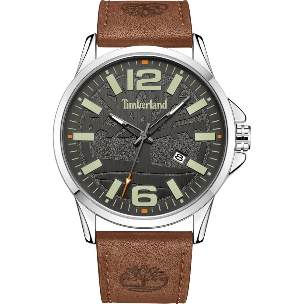 Timberland Montre Timberland en Cuir Marron