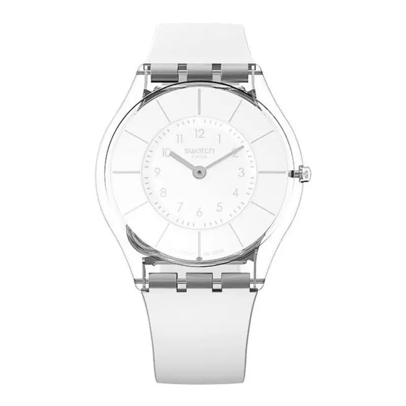 Swatch Skin Classic White — cadran blanc