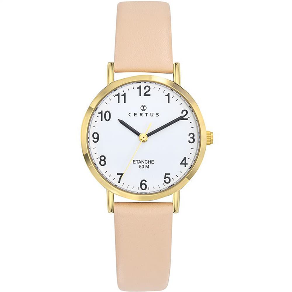 Certus Montre Certus en Cuir Rose