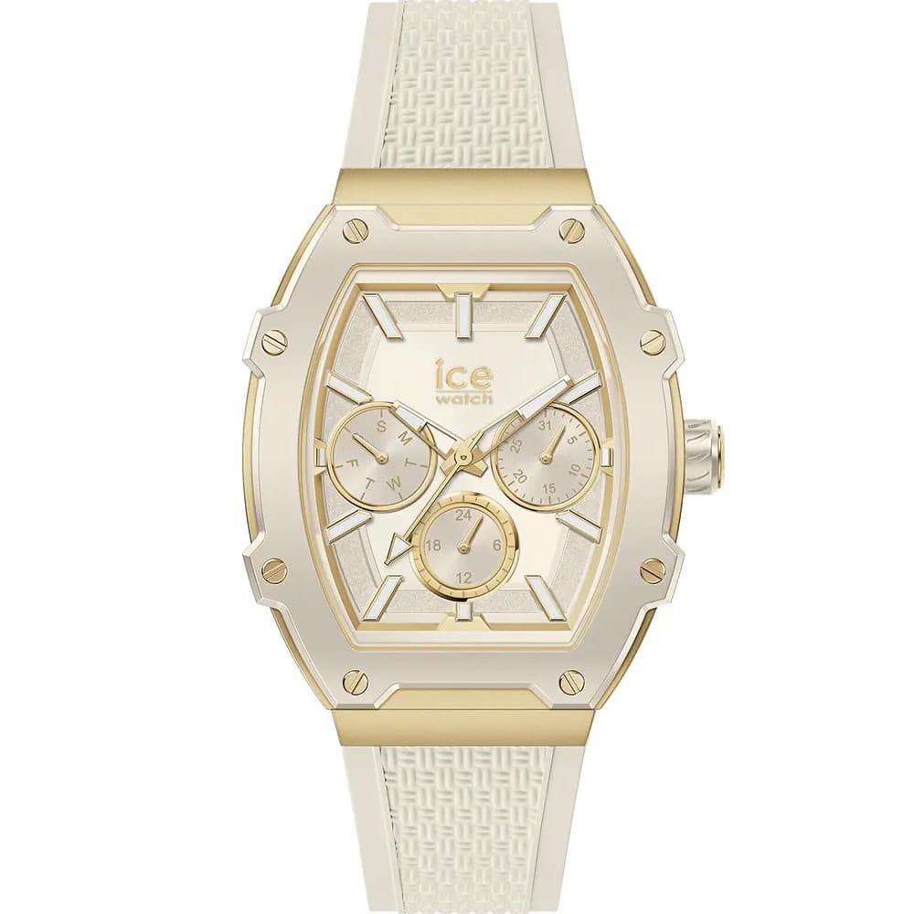 Ice Watch Montre Ice Watch Collection Ice Boliday en Silicone Beige