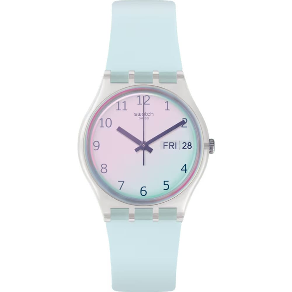 Swatch Montre Swatch en Plastique Bleu