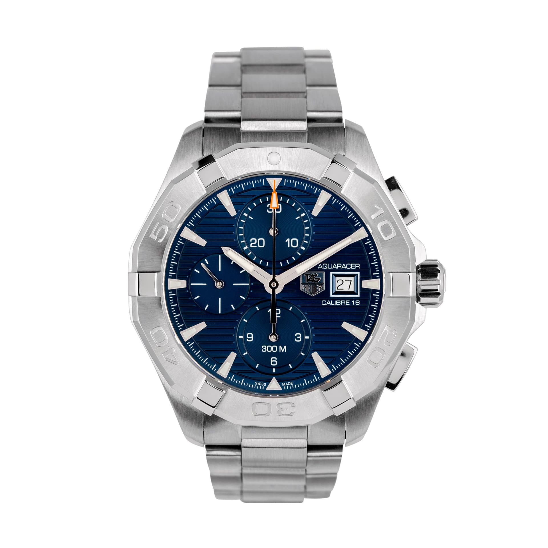 TAG Heuer Montre TAG Heuer Aquaracer Chronographe automatique 43 mm Full Set 2017