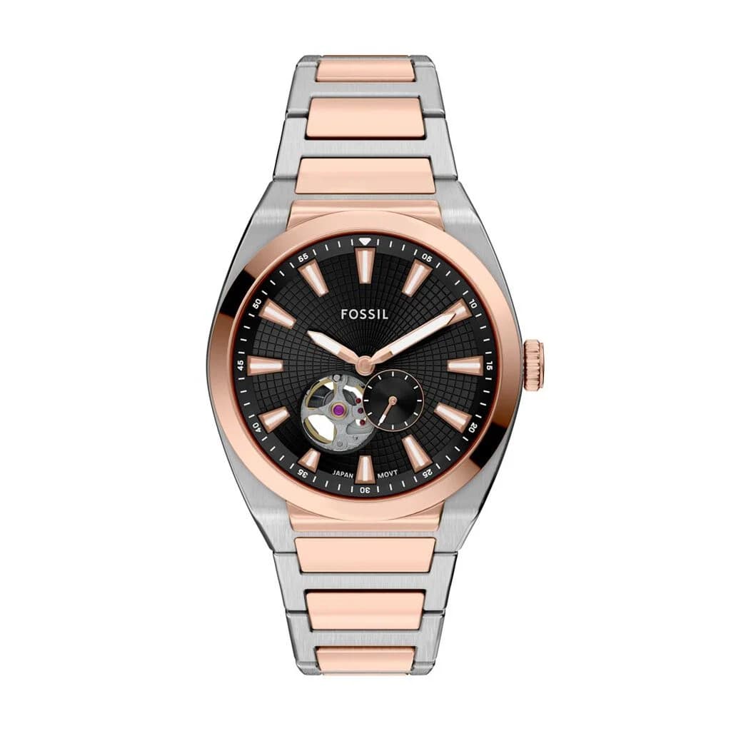 Fossil Everett Automatic — cadran noir