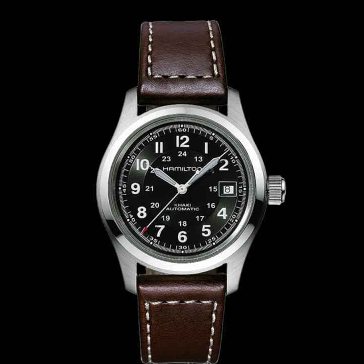 Hamilton Montre automatique Homme Khaki field Noir