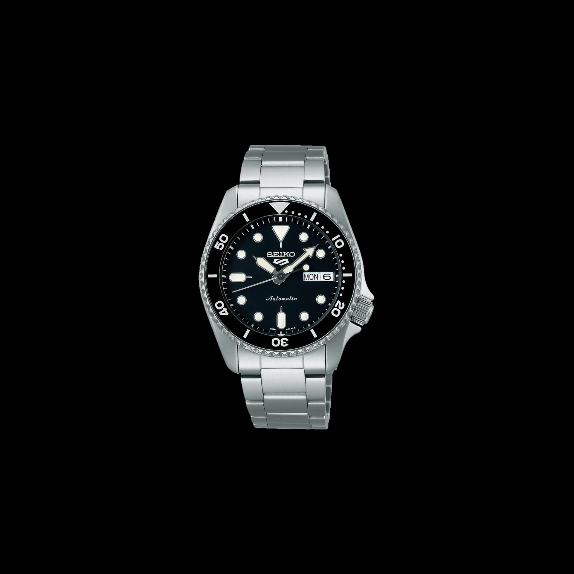 Seiko 5 Sports — cadran noir