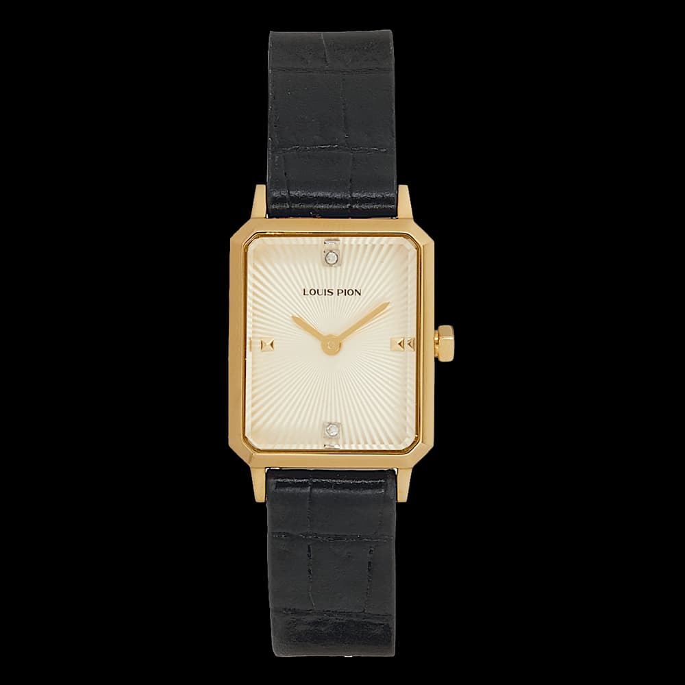 Louis Pion Montre quartz Femme Charlotte Champagne