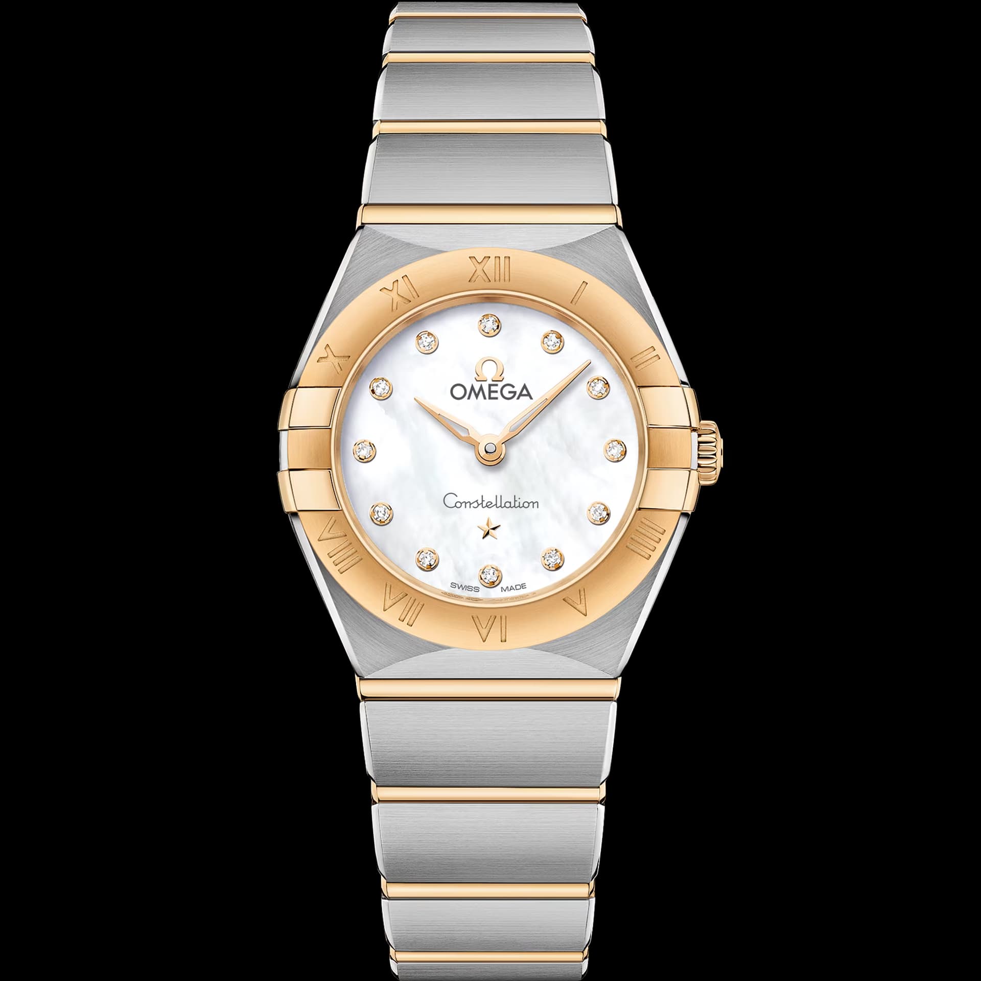 Omega Constellation 25 mm, acier - or jaune sur acier - or jaune