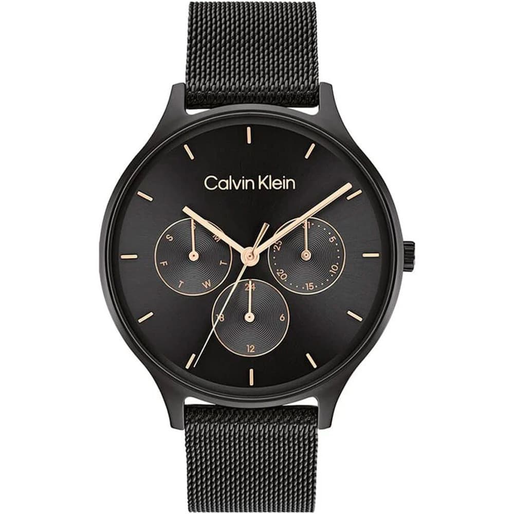 Calvin Klein Montre Calvin Klein Collection Timeless Multi en Acier et PVD Noir