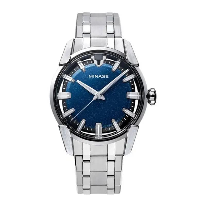 Minase Montre Divido Urushi-Makie 14-M01UBL-SSB