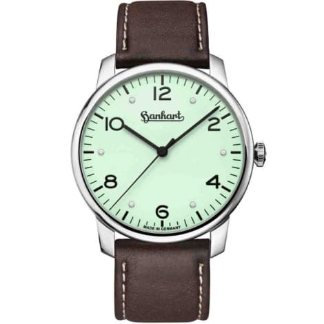Hanhart Montre Hanhart Pioneer Silva Pistachio - Marron Automatique diamètre 38.5 mm- 782.290-8110