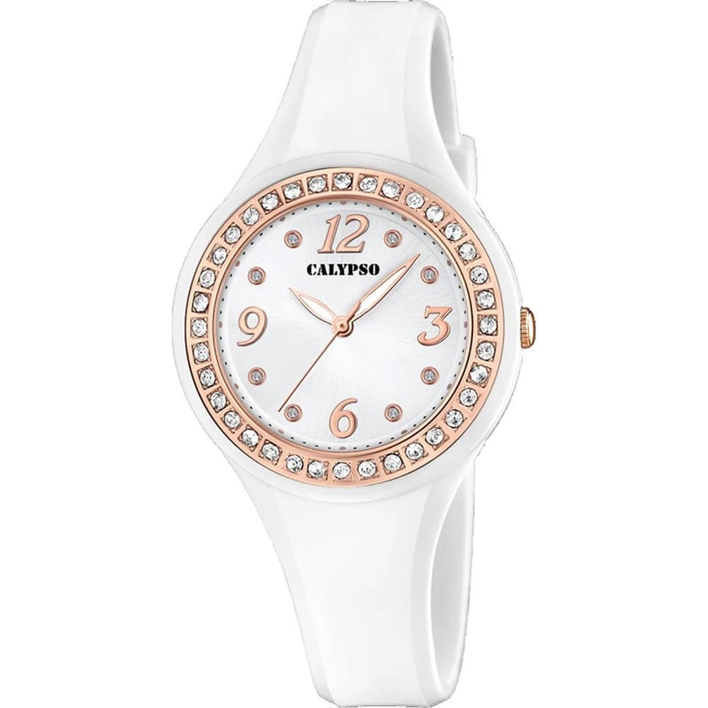 Calypso Montre Calypso en Silicone Blanc