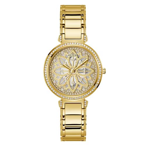 Guess Montre Analogique Femme Guess Acier Jaune GW0528L2